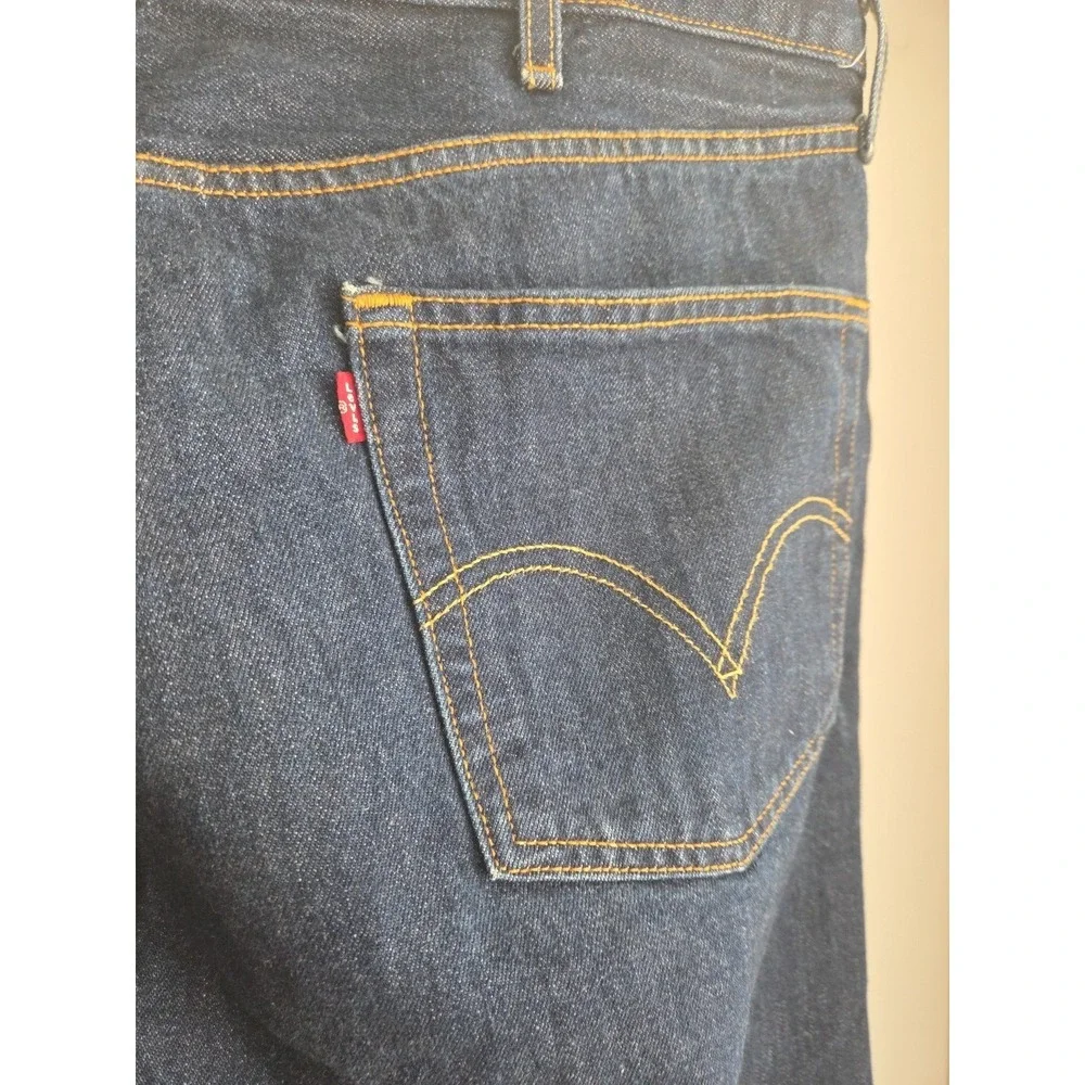 Vtg‎ 90s Levi's Jeans 501-0115 Button Fly USA Made Mens Size 40/30 Dark Wash